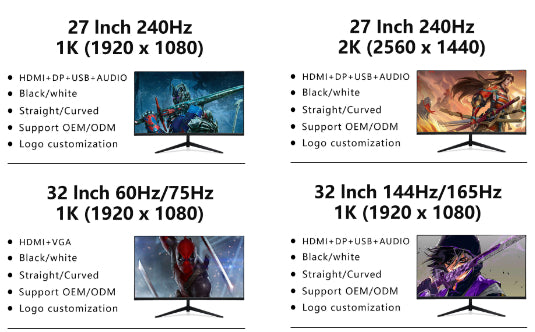 240Hz Curved Gaming Monitor